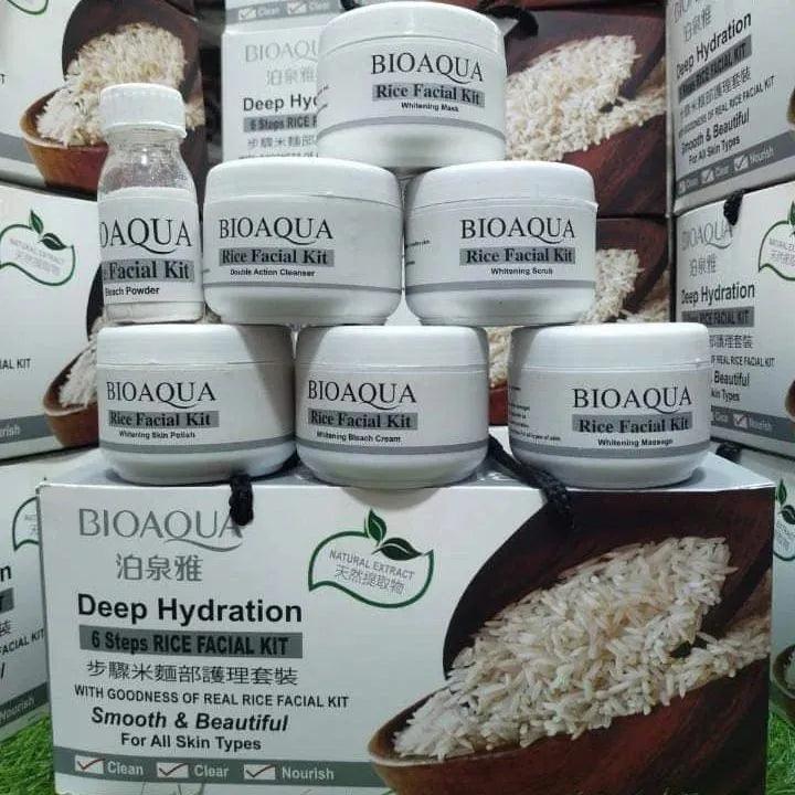 Bioaqua Rice Facial Kit With Rice Moisturizing Lotion | Premium Skincare & Beauty Products in Pakistan