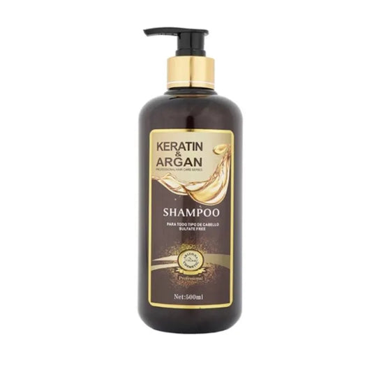 Keratin & Argan Sulfate Free Shampoo - 500ml
