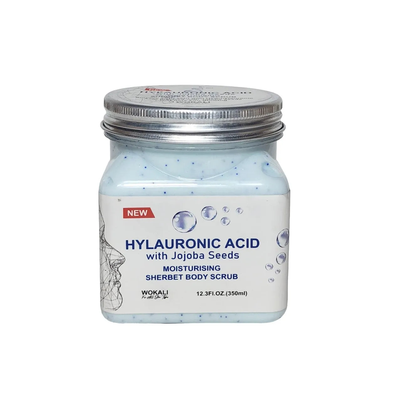 Wokali Hyaluronic Acid Scrub - 350ml | Premium Skincare & Beauty Products in Pakistan