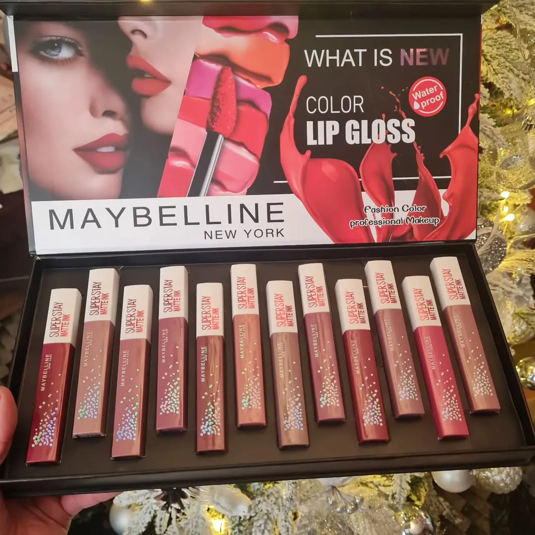 Maybelline lipgloss Set - Pack of 12