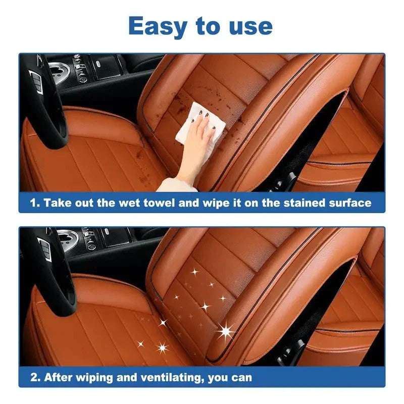 Car interior cleaning and polishing Wipes - PACK OF 80