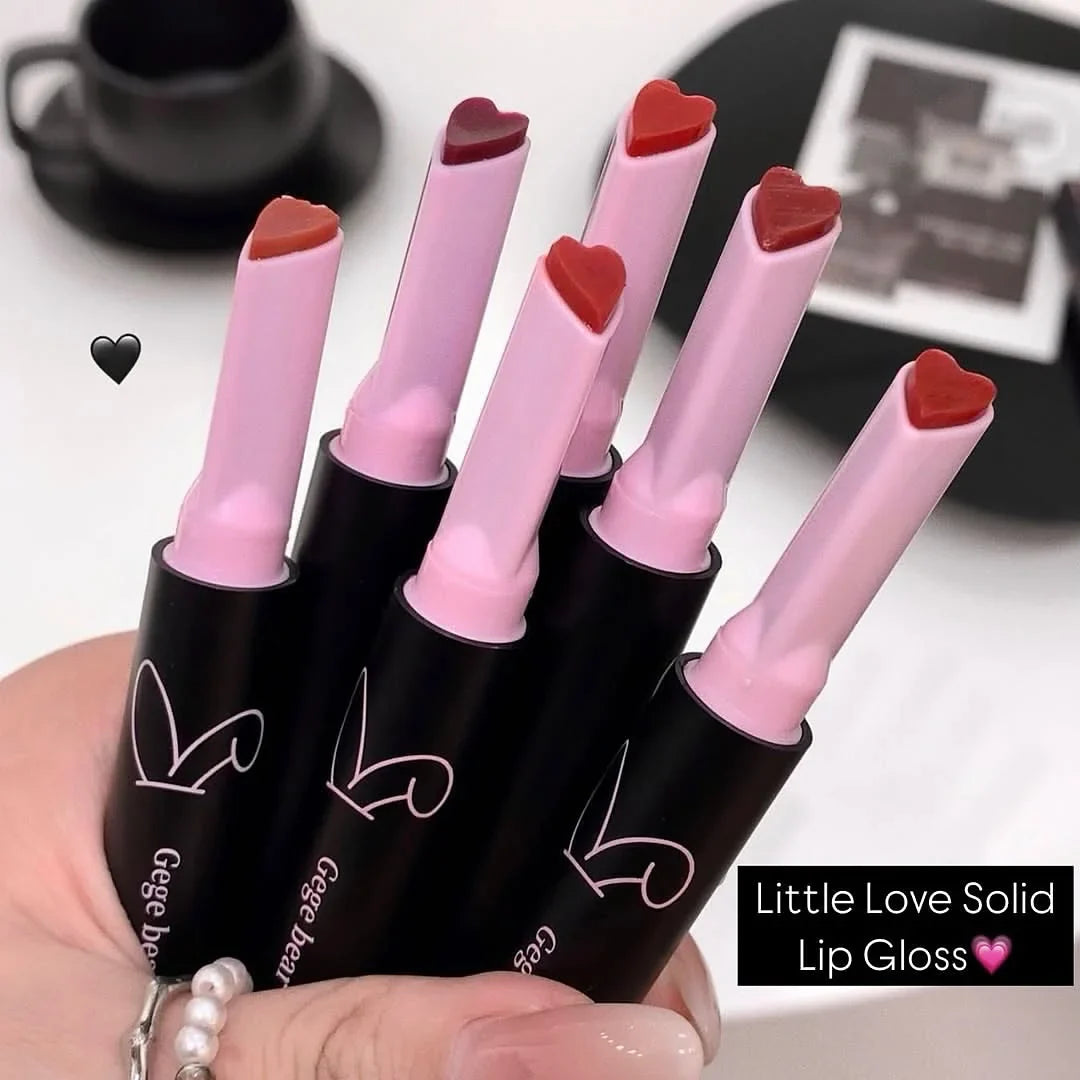 Gege Bear Heart Shape Magic Pen Moisturizing Solid Lip Gloss