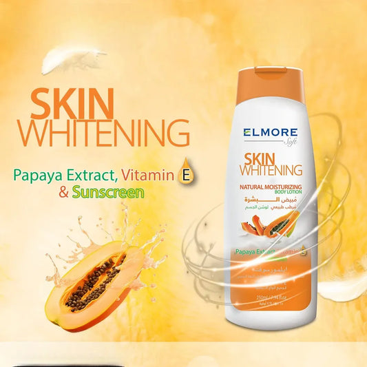 Elmore Papaya Skin Whitening Body Lotion- 250ml | Premium Skincare & Beauty Products in Pakistan
