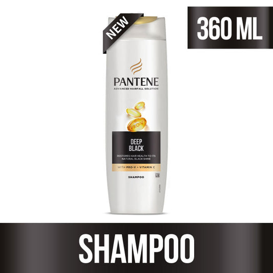 Pantene - Advanced Hairfall Solution + Deep Black Shampoo - 360ml