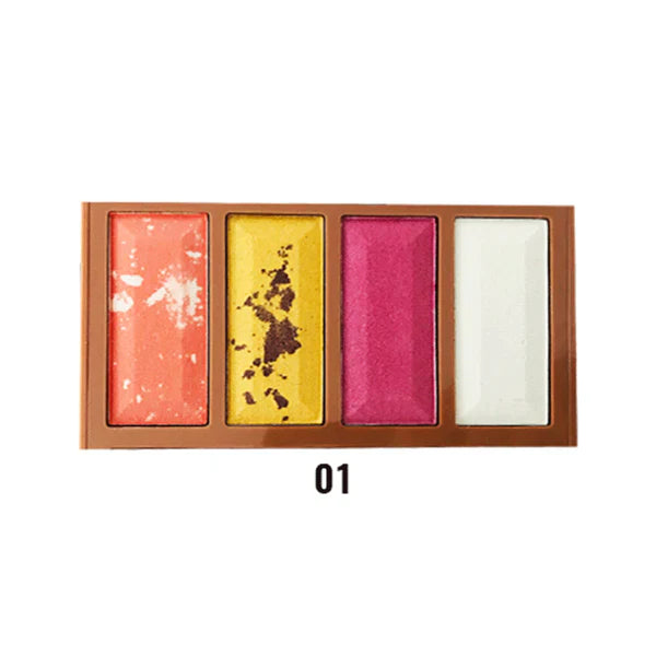 Face it 4 Shades Highlighter Palette