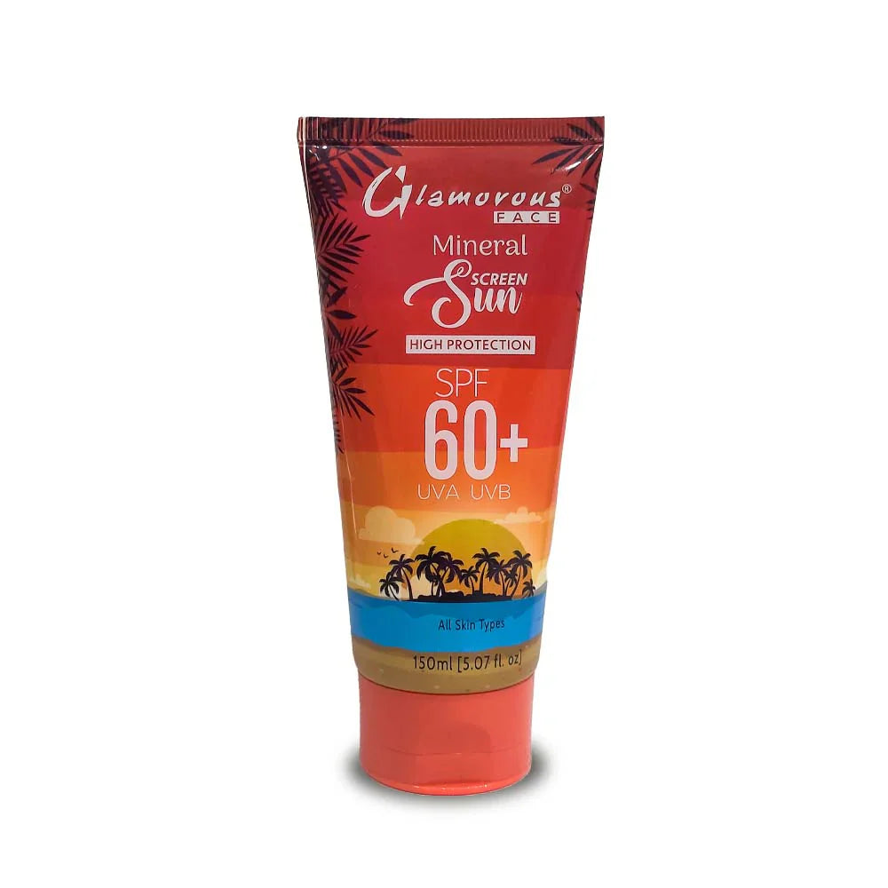 Glamorous Face Sunscreen Lotion , Sunblock SPF 60+ UVA UVB 150ml