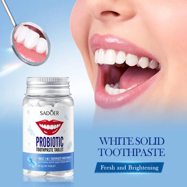 Sadoer 2 in 1 Solid Toothpaste Tablets -  28.5g