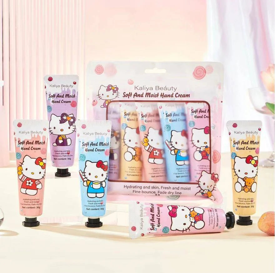 Kaliya Beauty Hello Kitty Soft And Moist Hand Cream - 5 Pcs