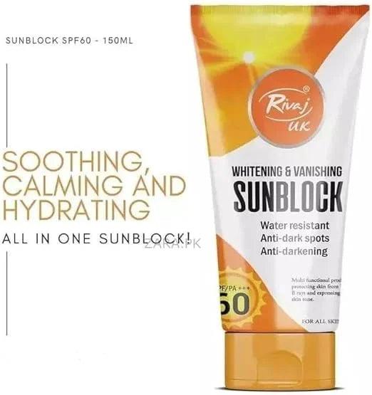 Rivaj Sunblock - 100ml | Premium Skincare & Beauty Products in Pakistan