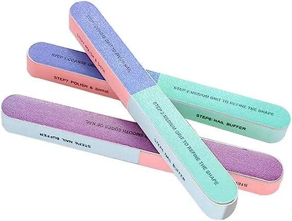 4-in-1 Nail File and Buffer – Cosmetic Manicure Tool
