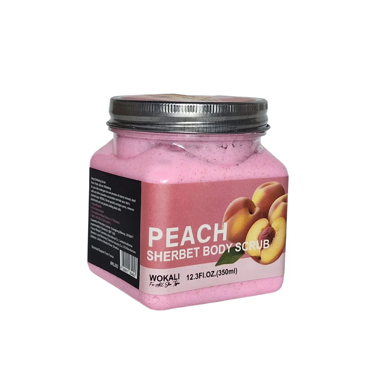 Wokali Peach Sherbet Body Scrub - 350ml | Premium Skincare & Beauty Products in Pakistan