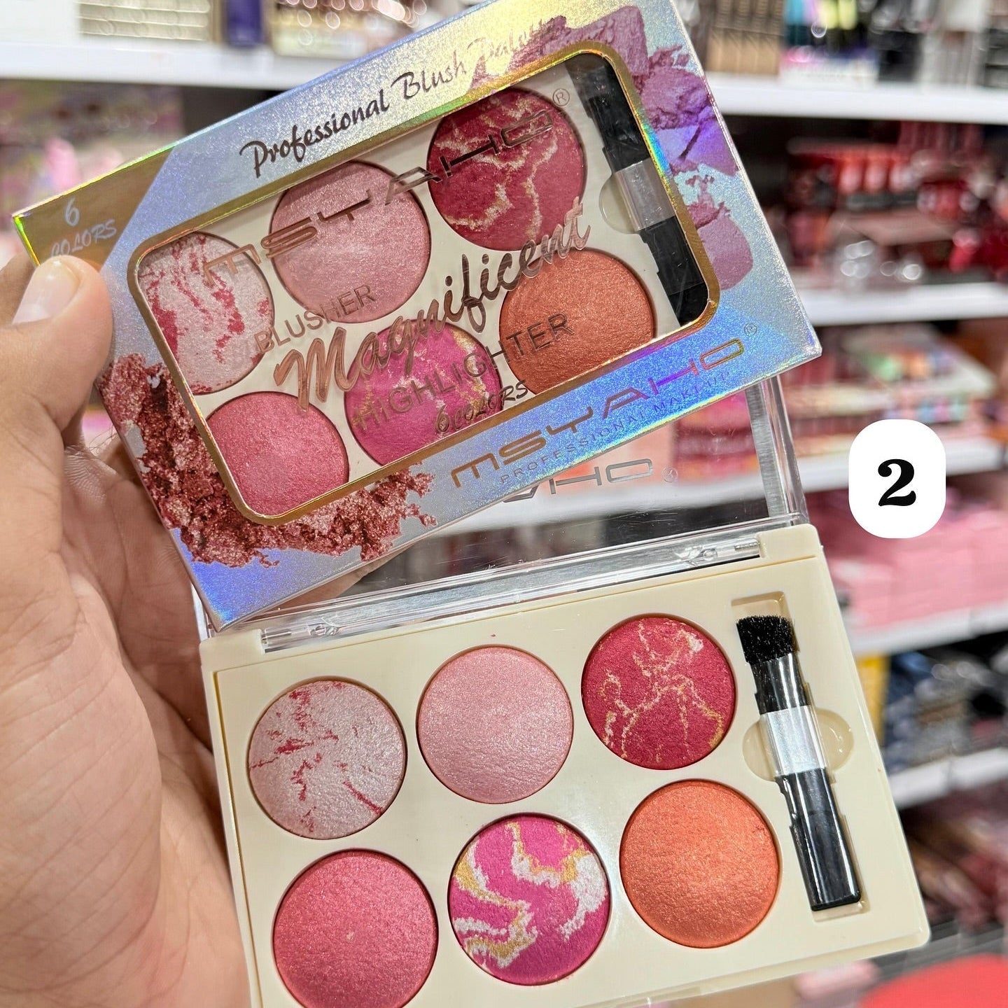 Msyaho Blusher Magnificent Highlighter - 6 Colors