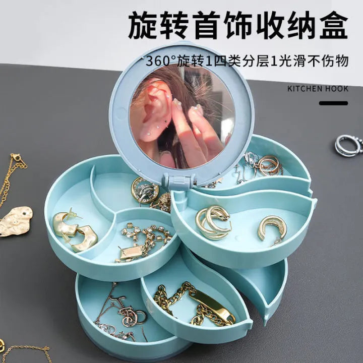Jewelry Storage Box Multi‑Layer Organizer
