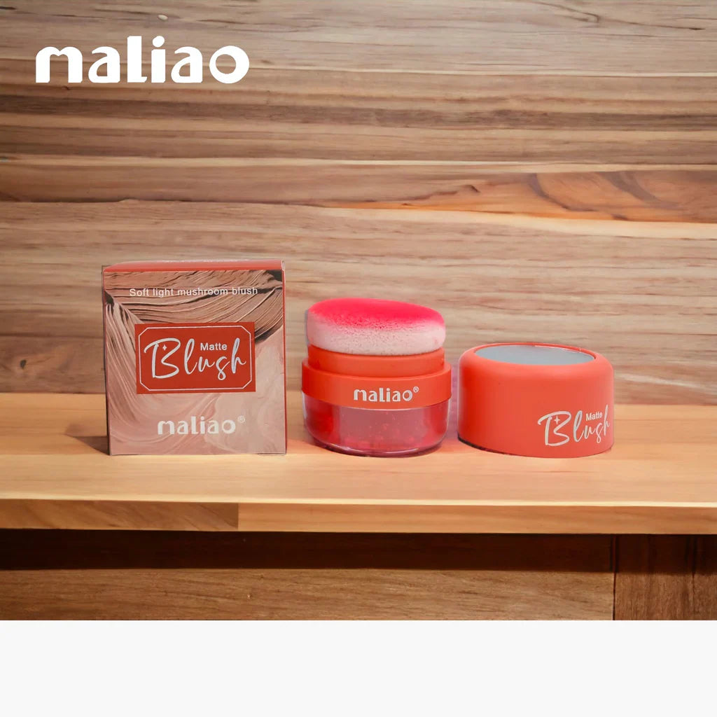 5 Pcs Maliao 3D Powder Matte Puff Blush