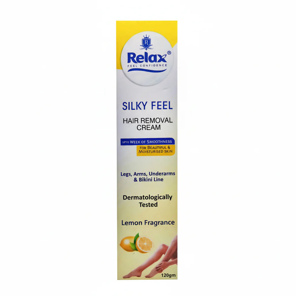 Relax Silky Feel Lemon Hair Removing Cream - 120g