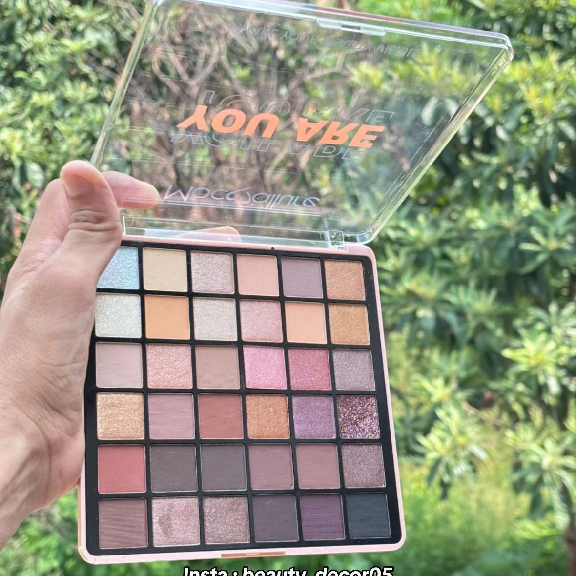 Mocallure "You Are" 36-color eyeshadow palette