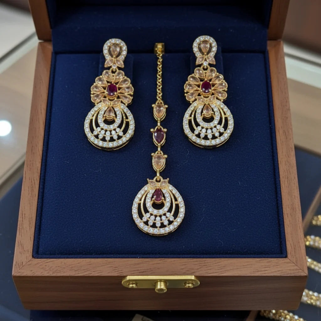 Zircon Tikka Earring