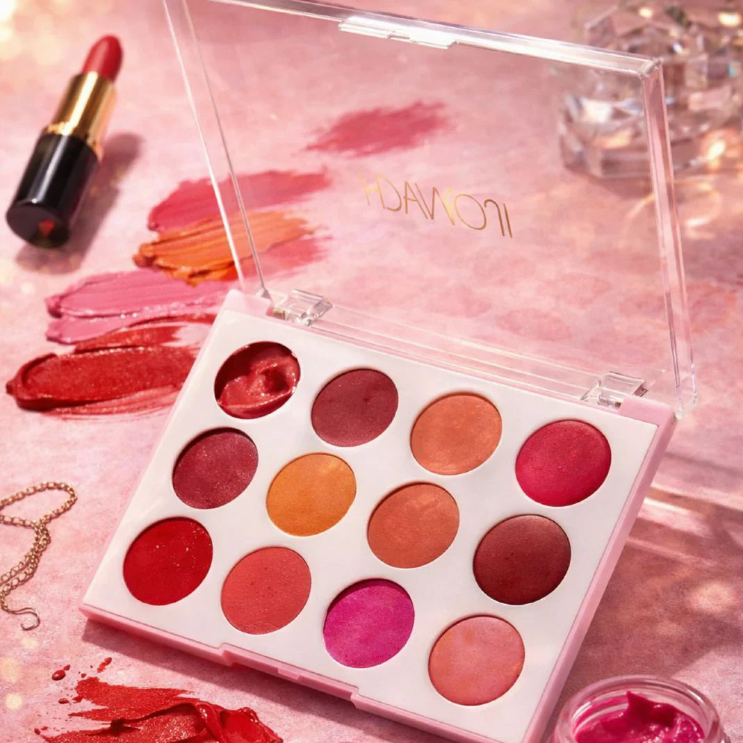 Hudamoji Matte Lip Palette - 12 Colors