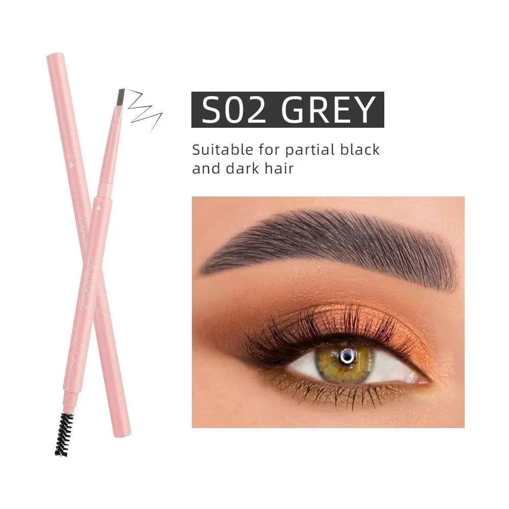Dragon Ranee 2 In 1 Eyebrow Pencil – Natural Waterproof Smooth