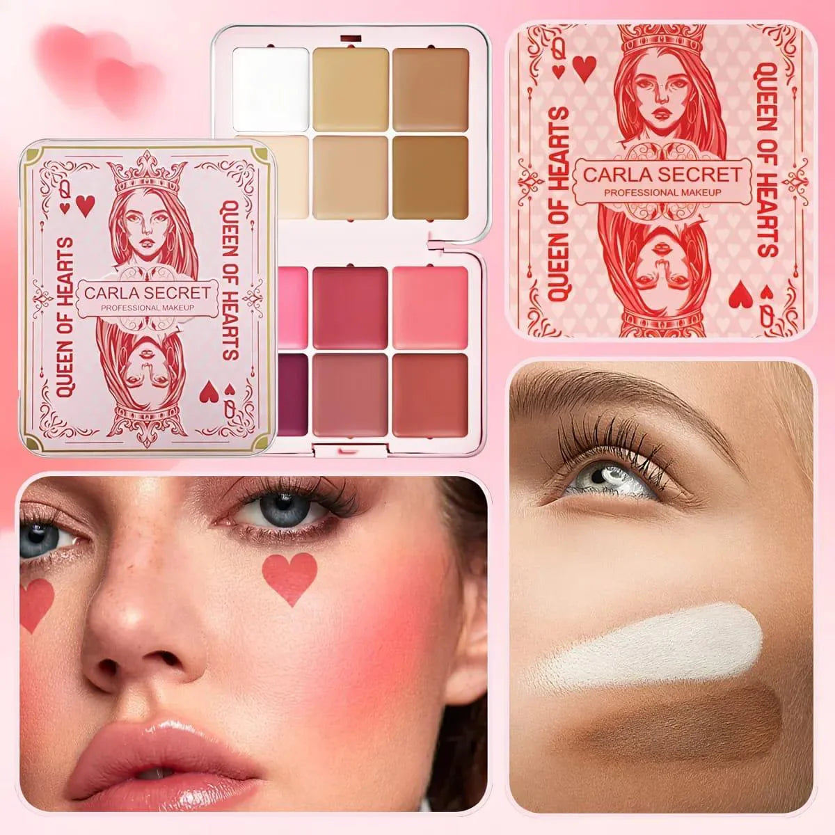 Carla Secret Concealer + Blush Palette