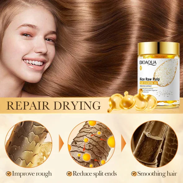 BIOAQUA Rice Raw Pulp Hair Essential Oil