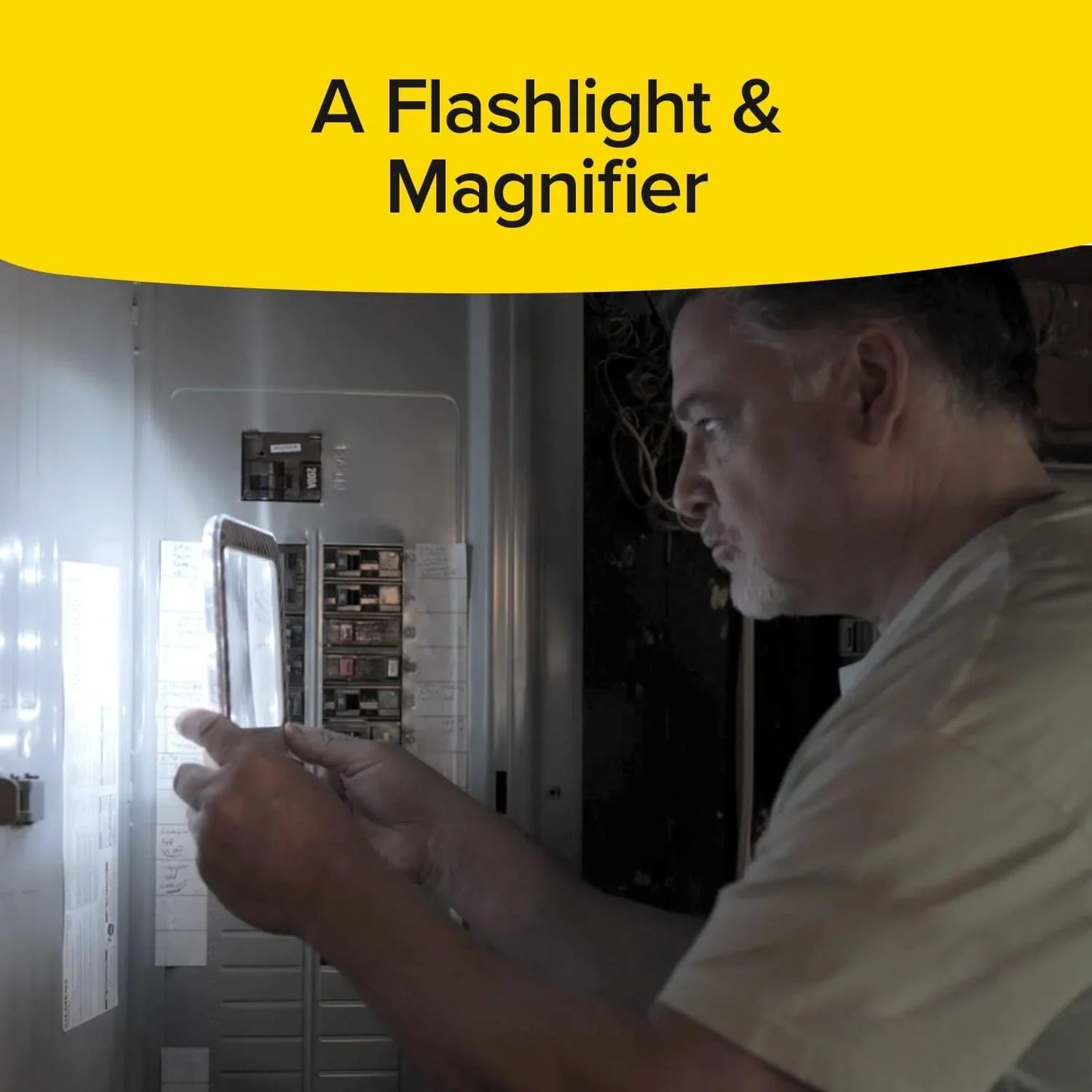 Eye Candy AS-SEEN-ON-TV Full Page Book Magnifier and Light to See Pages 3X Bigger