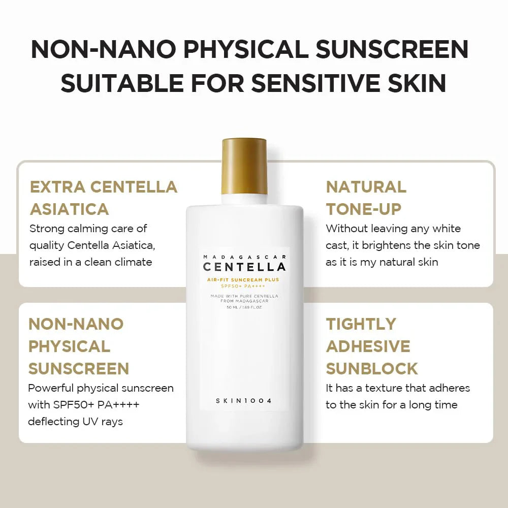 SKIN 1004 - Madagascar Centella Air Fit Suncream SPF 50 - 50 ml | Premium Skincare & Beauty Products in Pakistan