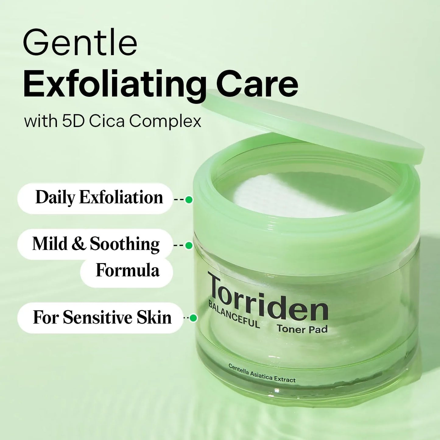 Torriden Balanceful Cica Toner Pads - 60Pcs