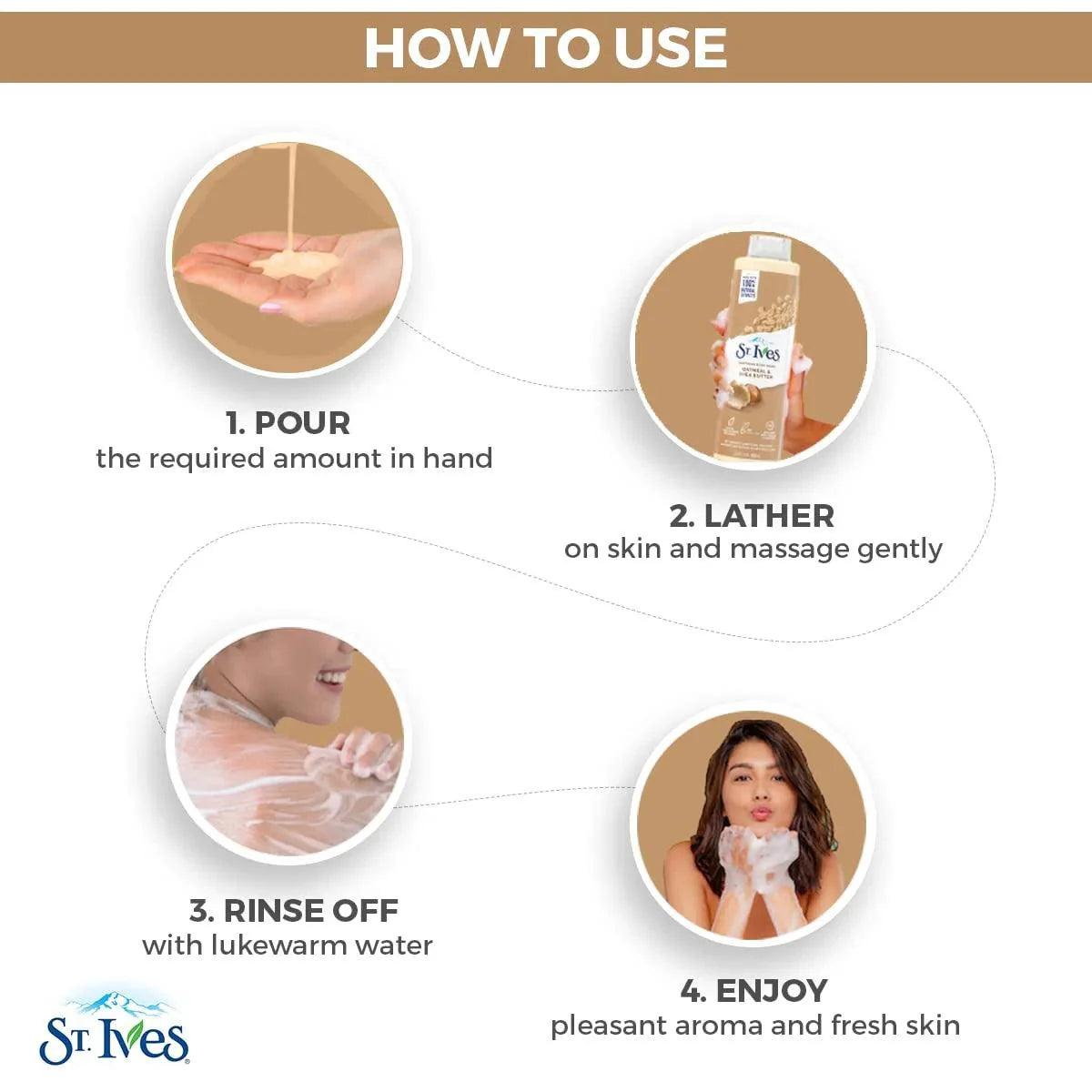 St. Ives Body Wash Soothing Oatmeal & Shea Butter