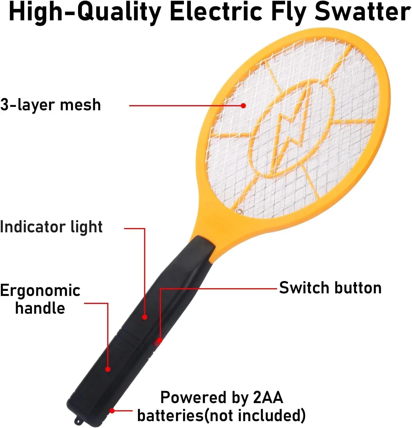 Rechargeable Mosquito Zap Racket