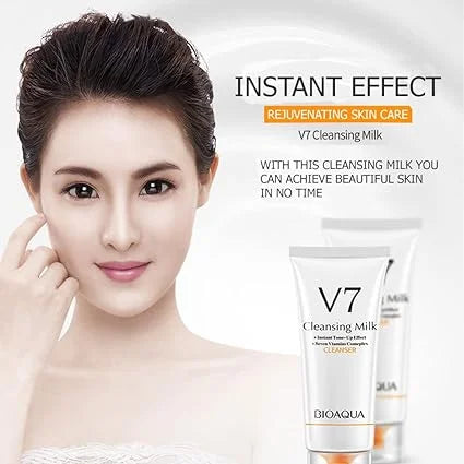 Bioaqua V7 Deep Hydration Facial Cleansing Milk (Cleanser) | Premium Skincare & Beauty Products in Pakistan