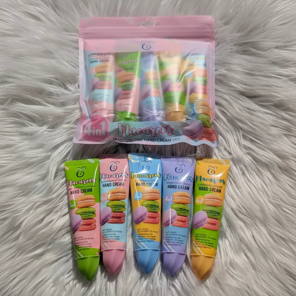 Etacs House Macarons 4 in 1 Hand Cream - 5Pcs