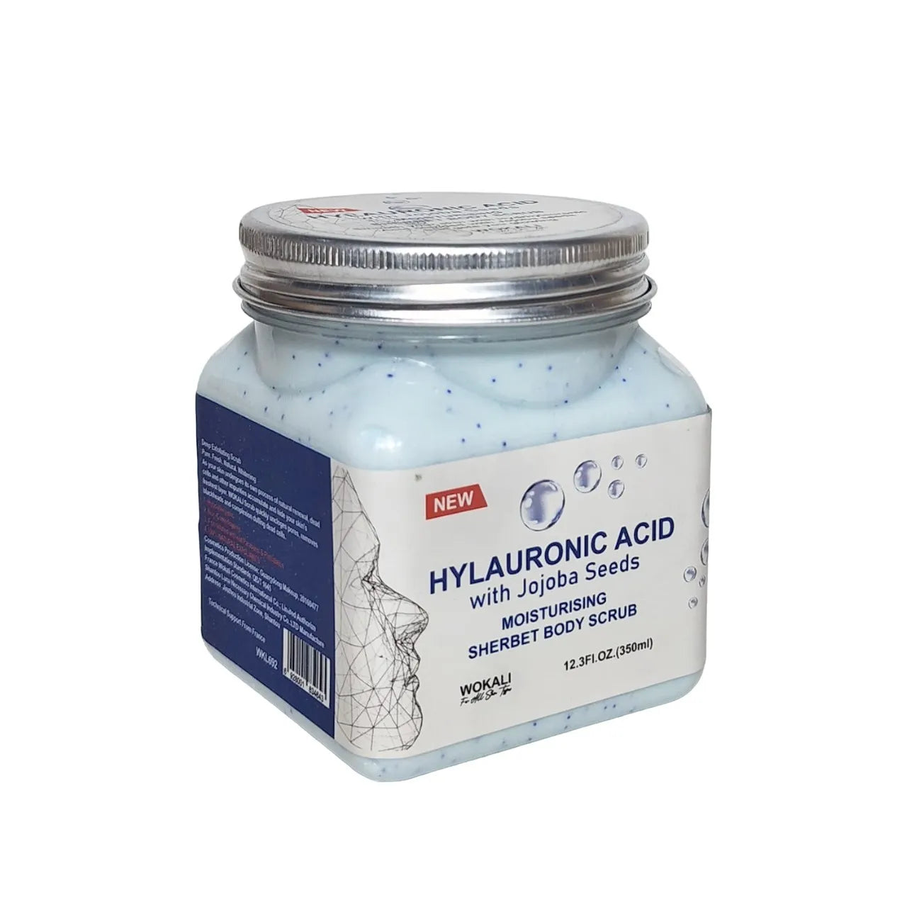 Wokali Hyaluronic Acid Scrub - 350ml | Premium Skincare & Beauty Products in Pakistan