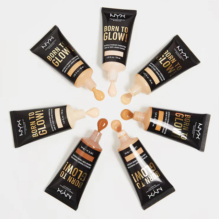 NYX Professional Born To Glow! Naturally Radiant Foundation - 30ml