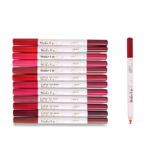 BN Easy to use Makeup Pencils Pack of 12 Lip Liner Pencil