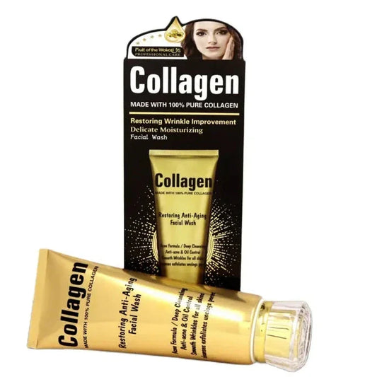 Wokali Collagen Anti‑Aging & Anti‑Acne Facial Wash - 120ml | Premium Skincare & Beauty Products in Pakistan