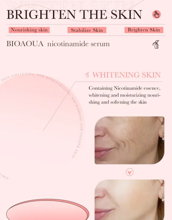 BIOAQUA Dispel Frekle Stable Soothing Nicotinamide Serum- 30ml | Premium Skincare & Beauty Products in Pakistan