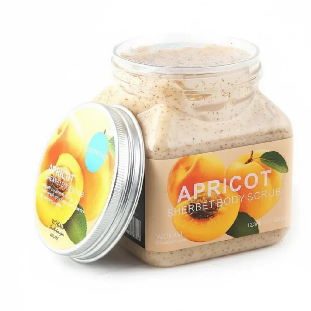 Wokali Apricot Sherbet Body Scrub - 350 ml | Premium Skincare & Beauty Products in Pakistan
