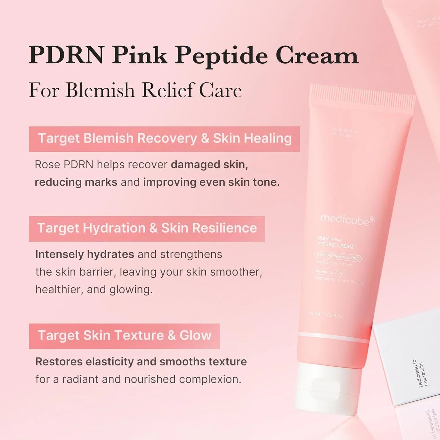 Medicube PDRN Pink Hyaluronic Moisturizing Cream - 50ml