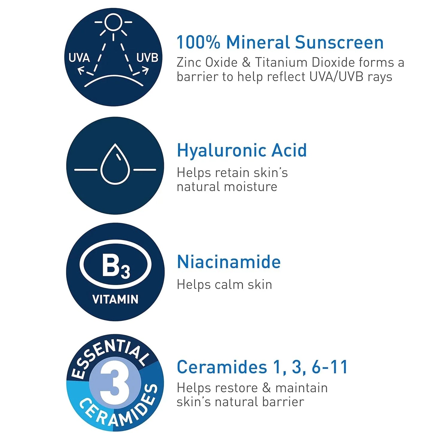 Cerave Hydrating Mineral Sunscreen SPF 50 Face Lotion - 75ml | Premium Skincare & Beauty Products in Pakistan