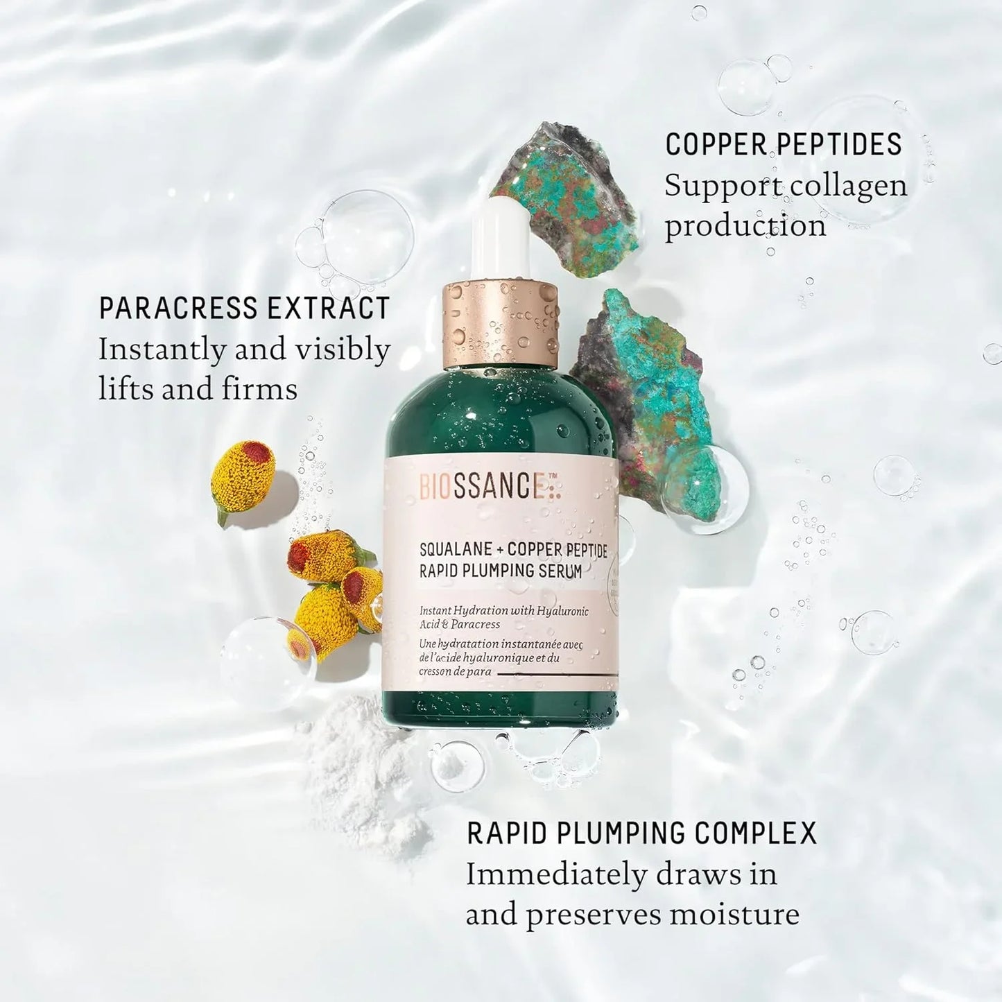 Biossance Squalane + Copper Peptide Rapid Plumping Serum 50ml | Premium Skincare & Beauty Products in Pakistan