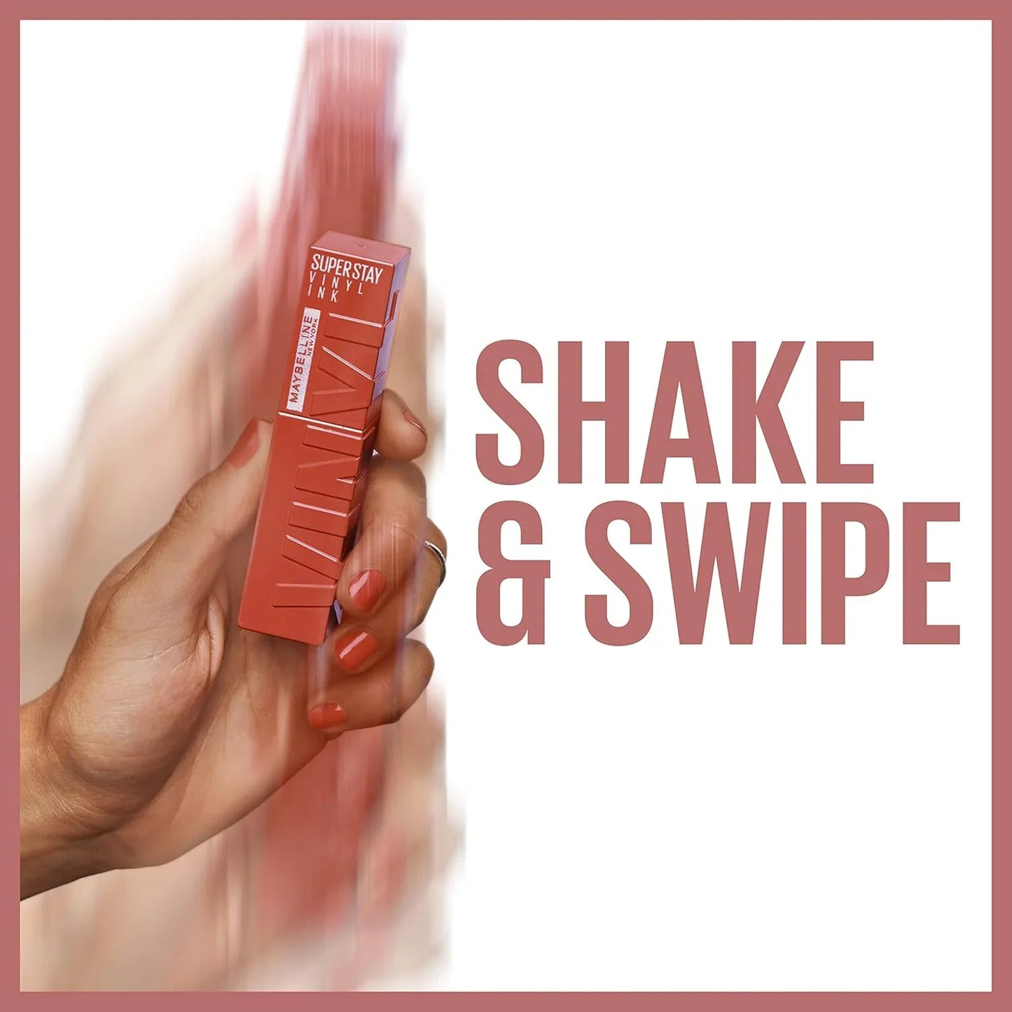 Original Maybelline Super Stay Vinyl Ink Liquid Lipstick - Peppy 130