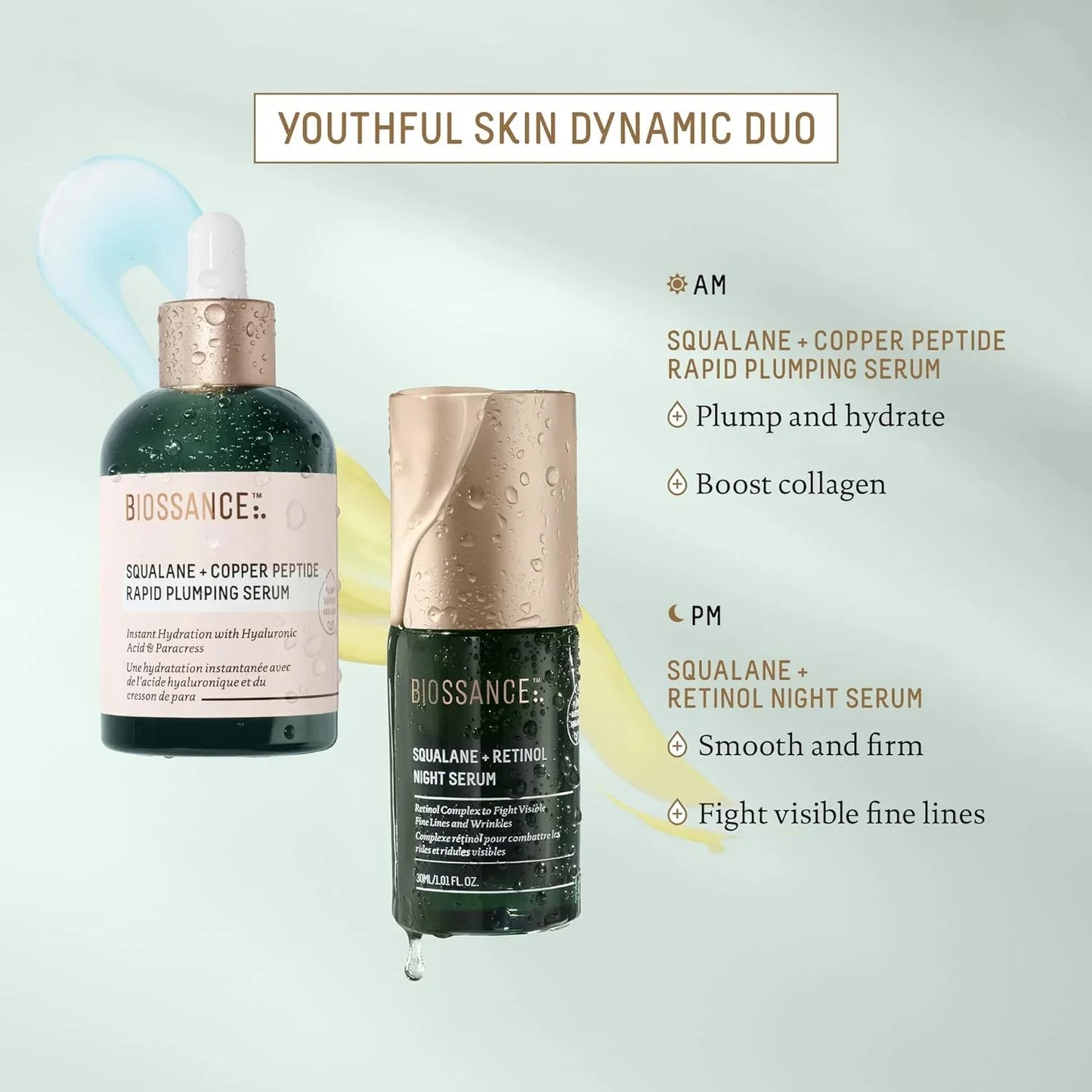 Biossance Squalane + Copper Peptide Rapid Plumping Serum 50ml | Premium Skincare & Beauty Products in Pakistan