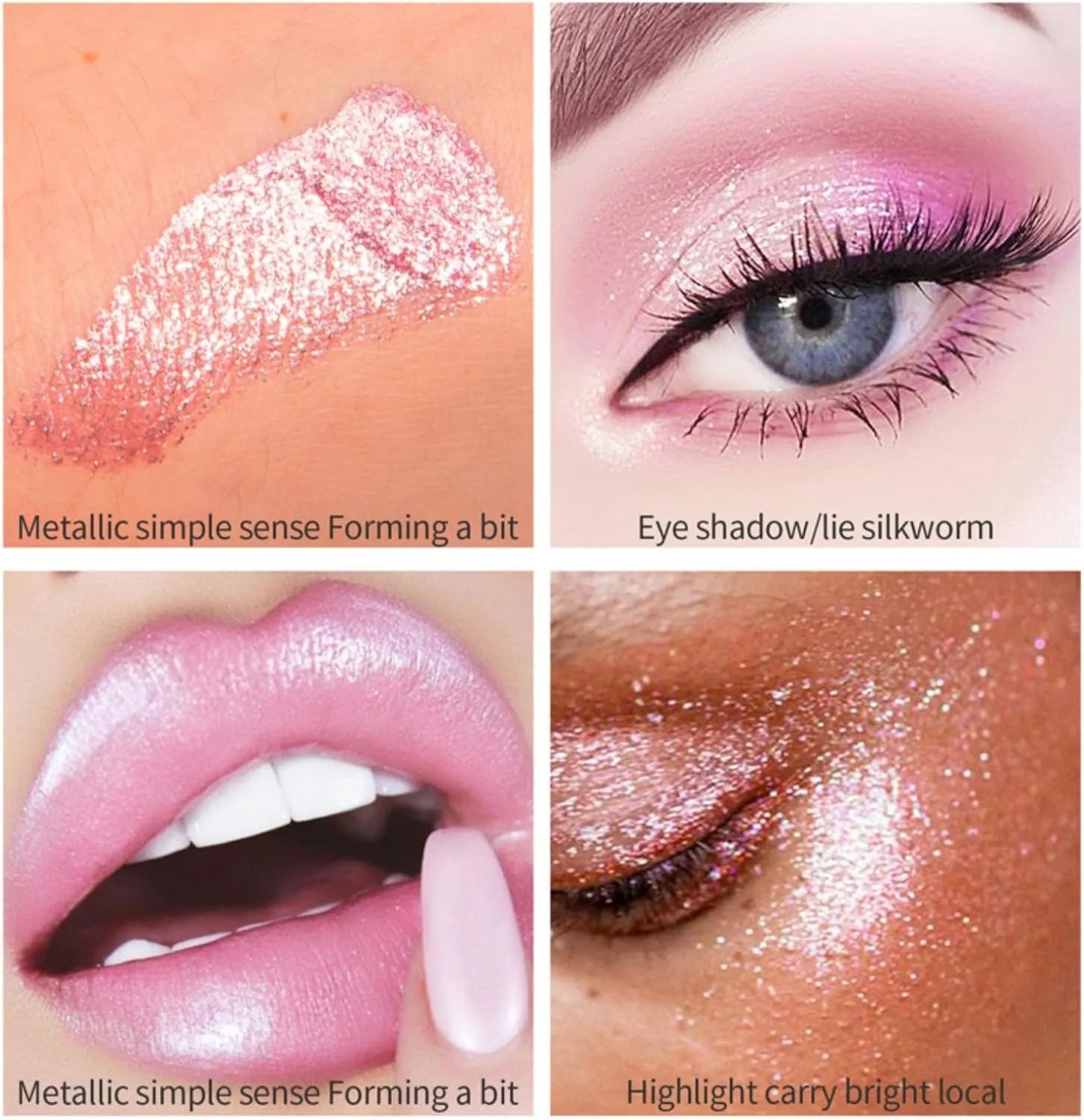 Flare Glitter Eye Shadow - 6Pcs