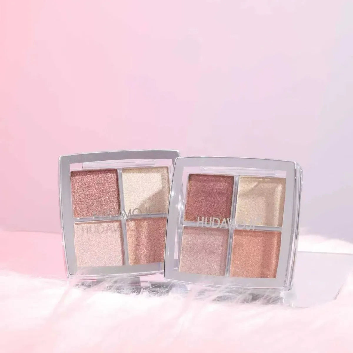Hudamoji Lightweight Powder Texture Highlighter - 4 Colors