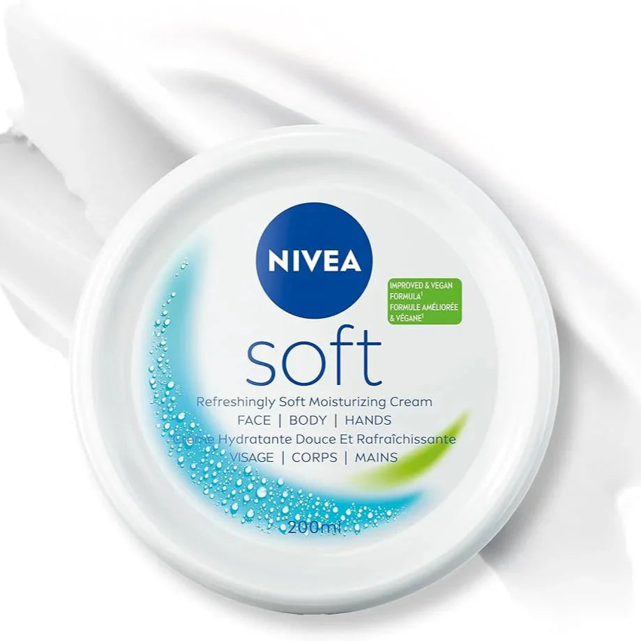 Nivea Soft Refreshingly Soft Moisturizing Cream, Jojoba Oil + Vitamin-E | Premium Skincare & Beauty Products in Pakistan