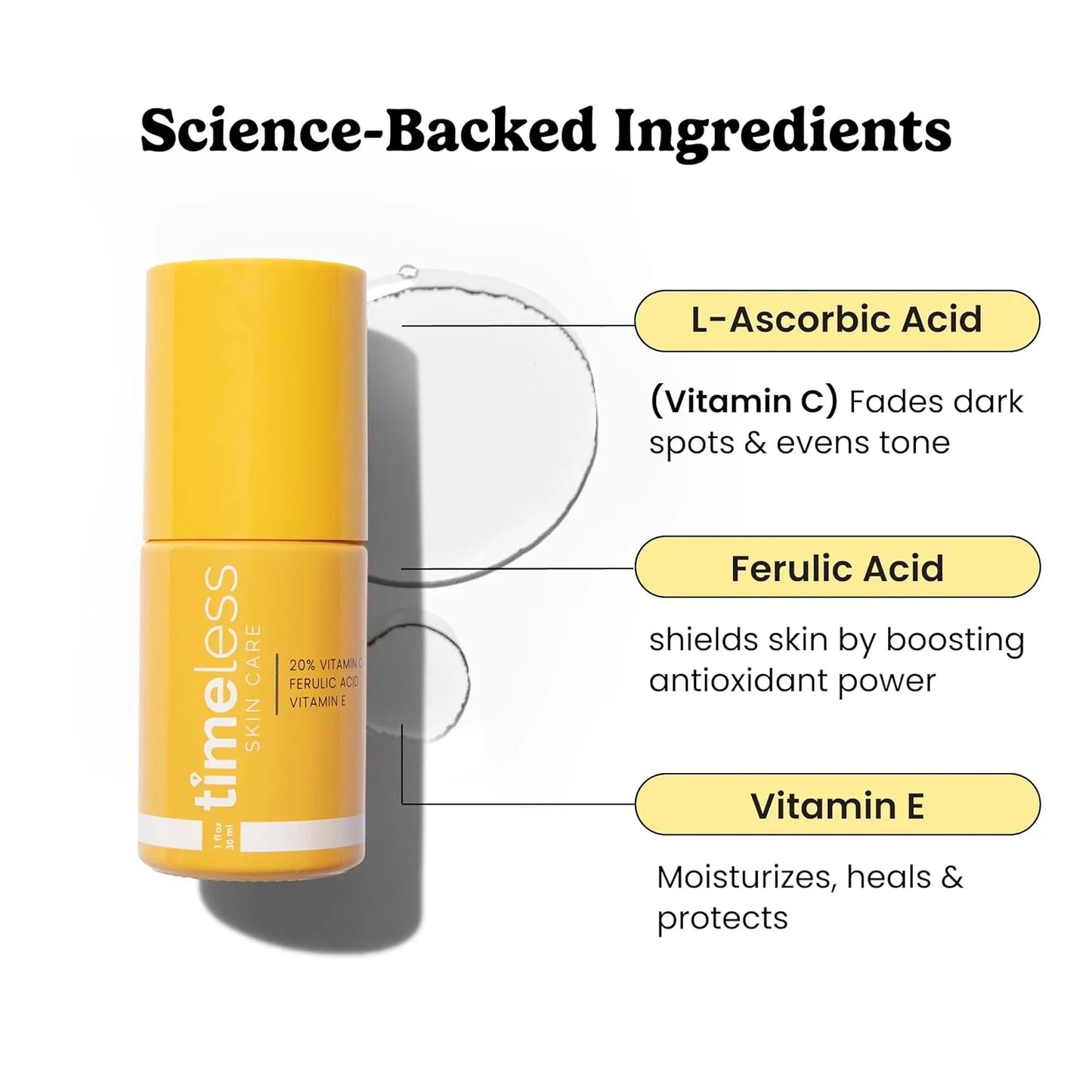 Timeless 20% VItamin C Serum with Vitamin E & Ferulic Acid - 30ml | Premium Skincare & Beauty Products in Pakistan