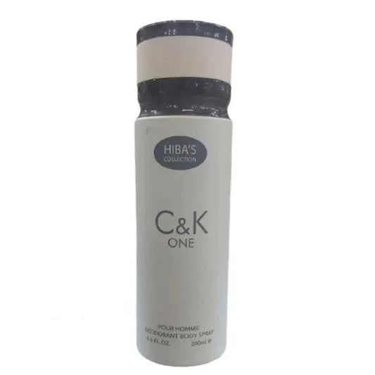 Hiba's Collection C&K One Pour Homme Deodorant Body Spray – 200ml