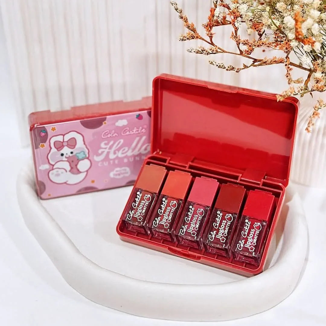 Color Castle Long Lasting Lip Gloss - 5Pcs