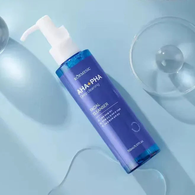 KORMESIC Deep Cleansing Hydrating Face Wash AHA+PHA Facial Cleanser - 150ml | Premium Skincare & Beauty Products in Pakistan